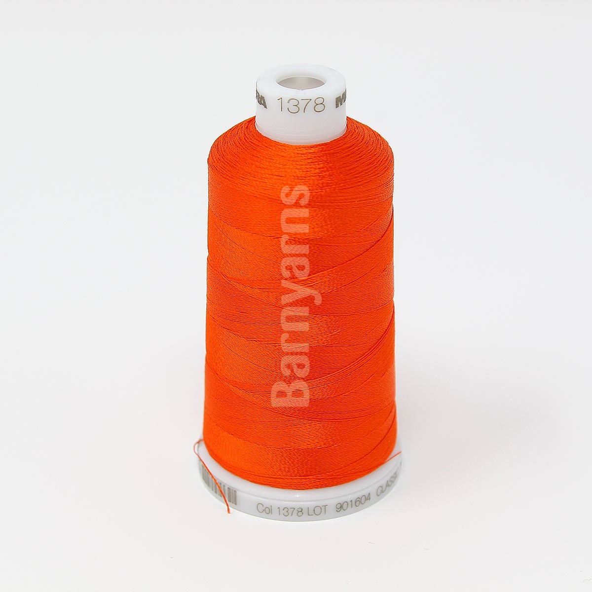 Madeira Classic 40 1378 Deep Orange 1000m Cone| Barnyarns