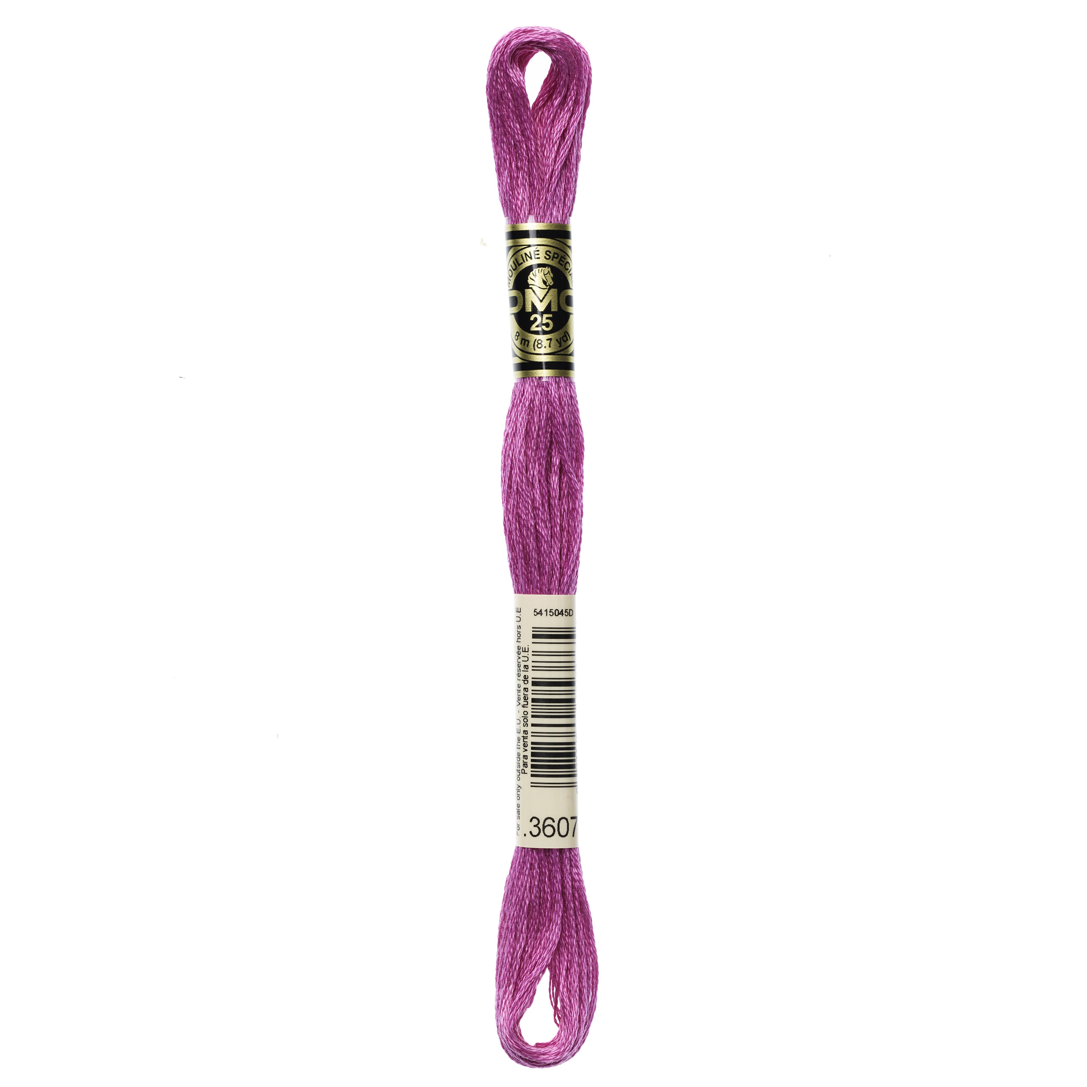 DMC Mouline 6 Strand Cotton 3607 Plum Light 8m Skein| Barnyarns