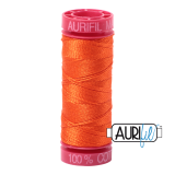 Aurifil 12 1104 Neon Orange Small Spool 50m