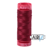 Aurifil 12 2460 Dark Carmine Red Small Spool 50m