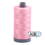 Aurifil 28 2425 Bright Pink Large Spool 750m