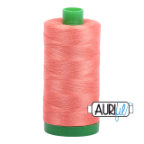 Aurifil 40 2225 Salmon Large Spool 1000m