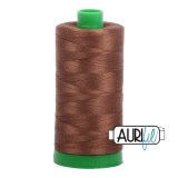 Aurifil 40 2372 Dark Antique Gold Large Spool 1000m