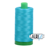 Aurifil 40 Deep Turquoise Col.2810 1000m