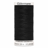 Gutermann Denim 100m Reel - Black