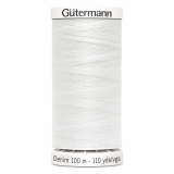 Gutermann Denim 100m Reel - White