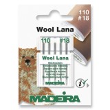 Madeira Sewing Machine Needles - Pack 5 Wool Lana Size 110/18