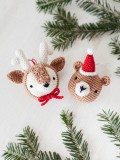 Christmas Reindeer & Teddy Crochet Kit Amigurumi
