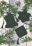Christmas Tree Decorations: Green Crochet Kit