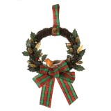Wreath Kit Traditional Tartan: 20cm
