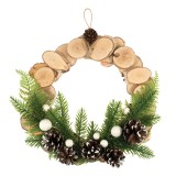 Wreath Kit Scandi Wood: 25cm