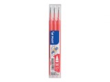 Pilot FriXion Ball Erasable Gel Pen REFILLS, Pack 3 Medium Tip, CORAL PINK