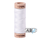 Aurifil Floss 6 Strand Cotton 2024 White 16m