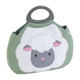 Knitting Bag Novelty Sheep Appliqué - Knit Happens