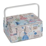 HobbyGift Sewing Box Medium Make Do and Mend