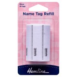 Hemline Name Tag Refill - 36 Tags Included