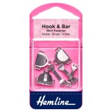 Hemline Hook and Bar Nickel - Small