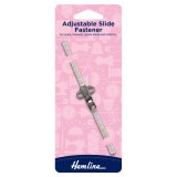 Hemline Slide Fastener Adjustable Clear