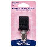 Hemline Elastic Clothes Fit Clip 25 x 76mm 1 Piece