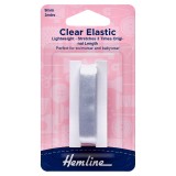 Hemline Swimwear Elastic Clear - 3m x 9mm