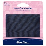 Hemline Polycotton Patch Navy - 24 x 9cm - 1pc