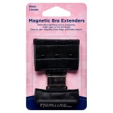 Hemline Magnetic Bra Extender Black - 50mm