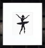 Lanarte Counted Cross Stitch Kit - Ballet Silhouette 3