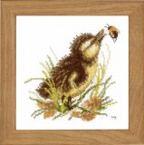 Lanarte Counted Cross Stitch Kit - Duckling and Bumble Bee (Aida,W)