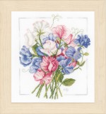 Lanarte Counted Cross Stitch Kit - Colourful Bouquet