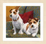 Lanarte Counted Cross Stitch Kit - Best Friends for Life