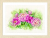 Lanarte Counted Cross Stitch Kit - Bouquet of Peonies