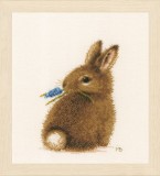 Lanarte Counted Cross Stitch Kit - Bunny (Evenweave)