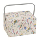 HobbyGift Sewing Box Large Twit Twoo