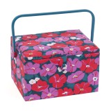 HobbyGift Sewing Box Large Modern Floral