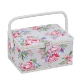 HobbyGift Sewing Box Medium Rose