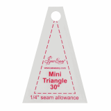 Sew Easy Mini Template Set - 30A Triangle  2.5 x 1.7in