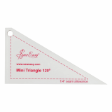 Sew Easy Mini Template Set - 120A Triangle  4.6 x 2.5in