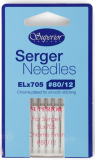 Superior Organ ELx705 Size 80/12 Overlock / Serger Needles (Chrome)