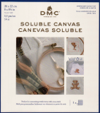 DMC Soluble Canvas 8" x 9" (20x22cm) Pack