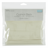 Cream Cushion Back with Zipper