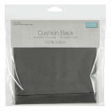 Grey Cushion Back with Zipper