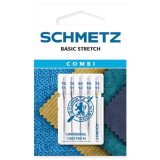 Schmetz Combi Basic Stretch Pack of 5 Carded
