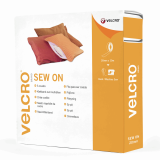 Velcro Sew-On Tape 10m x 20mm Black