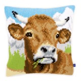 Vervaco Cross Stitch Cushion Kit - Cow