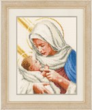 Counted Cross Stitch: Maria and Jesus