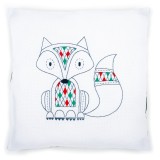 Vervaco Embroidery Kit Cushion - Fox