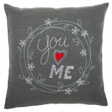 Vervaco Embroidery Kit Cushion - You and Me