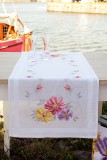 Vervaco Counted Cross Stitch  - Runner - Colourful Flowers