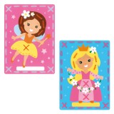 Vervaco Embroidery Kit Printed Cards - Fairy and Princess - Set of 2