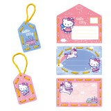 Vervaco Embroidery Kit Invite Cards - Hello Kitty - Rainbow - Set of 5